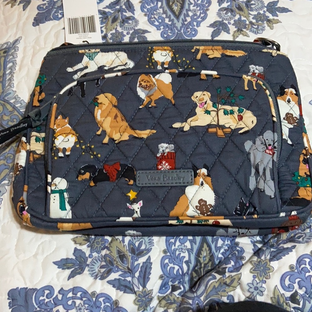 COPY - Vera Bradley dog holiday crossbody never used